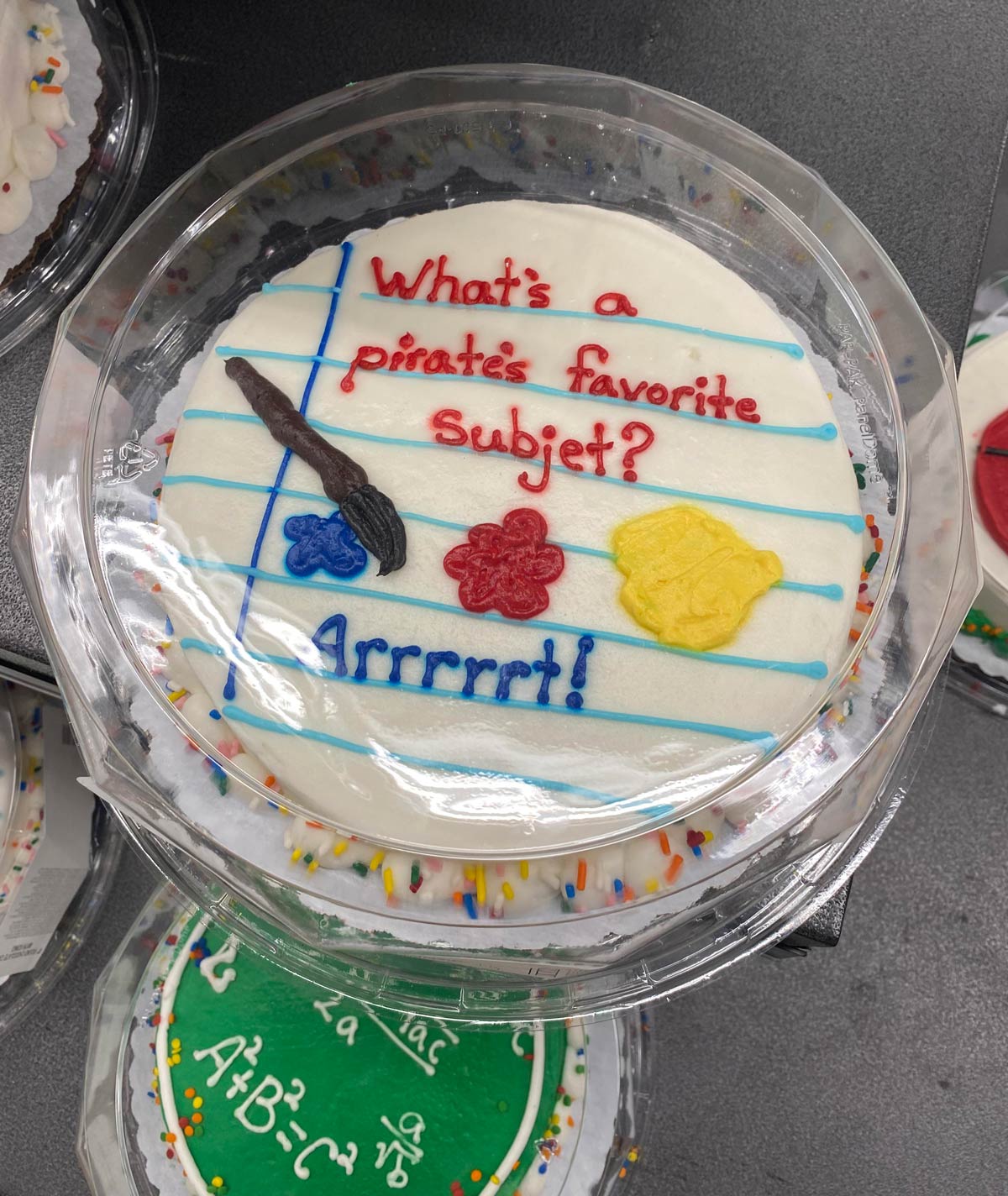 Found this cake at Walmart