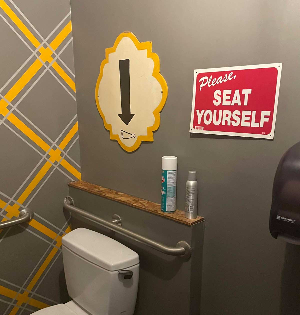 This bathroom sign