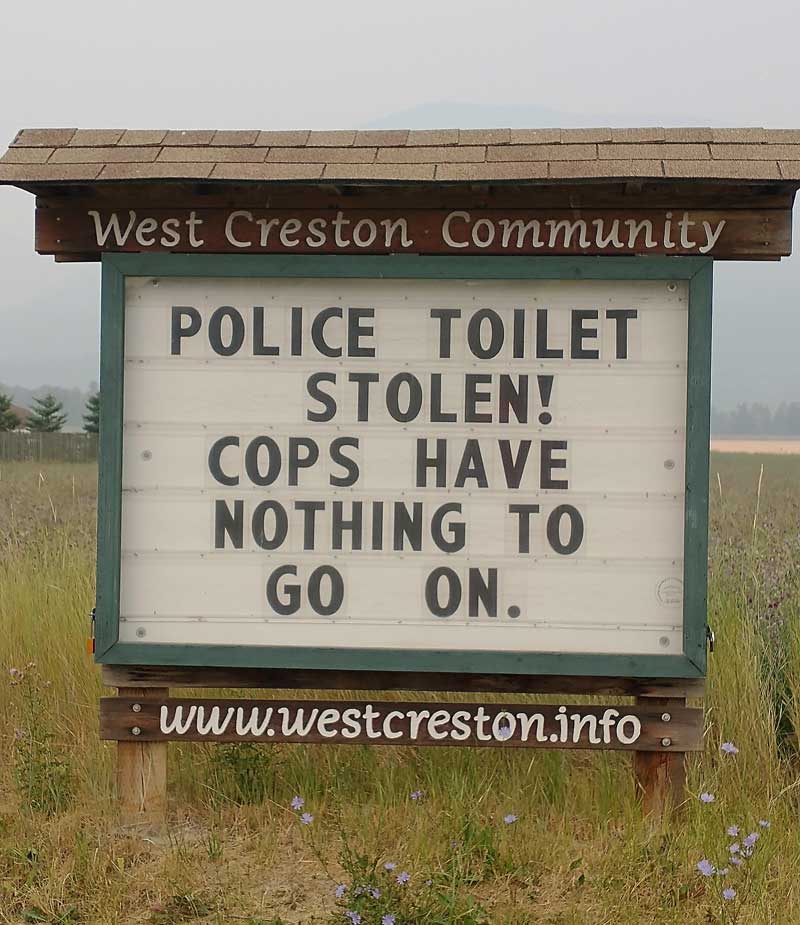 Police Toilet Stolen!