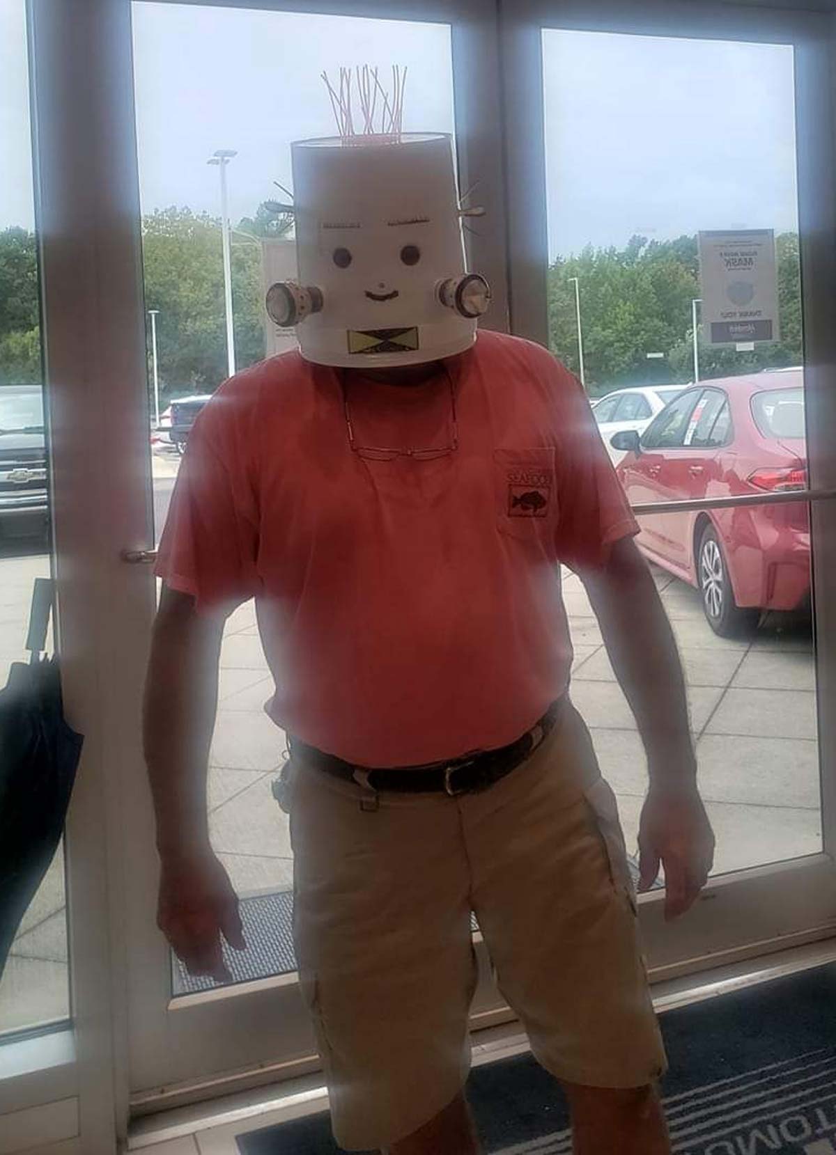 This homemade mask