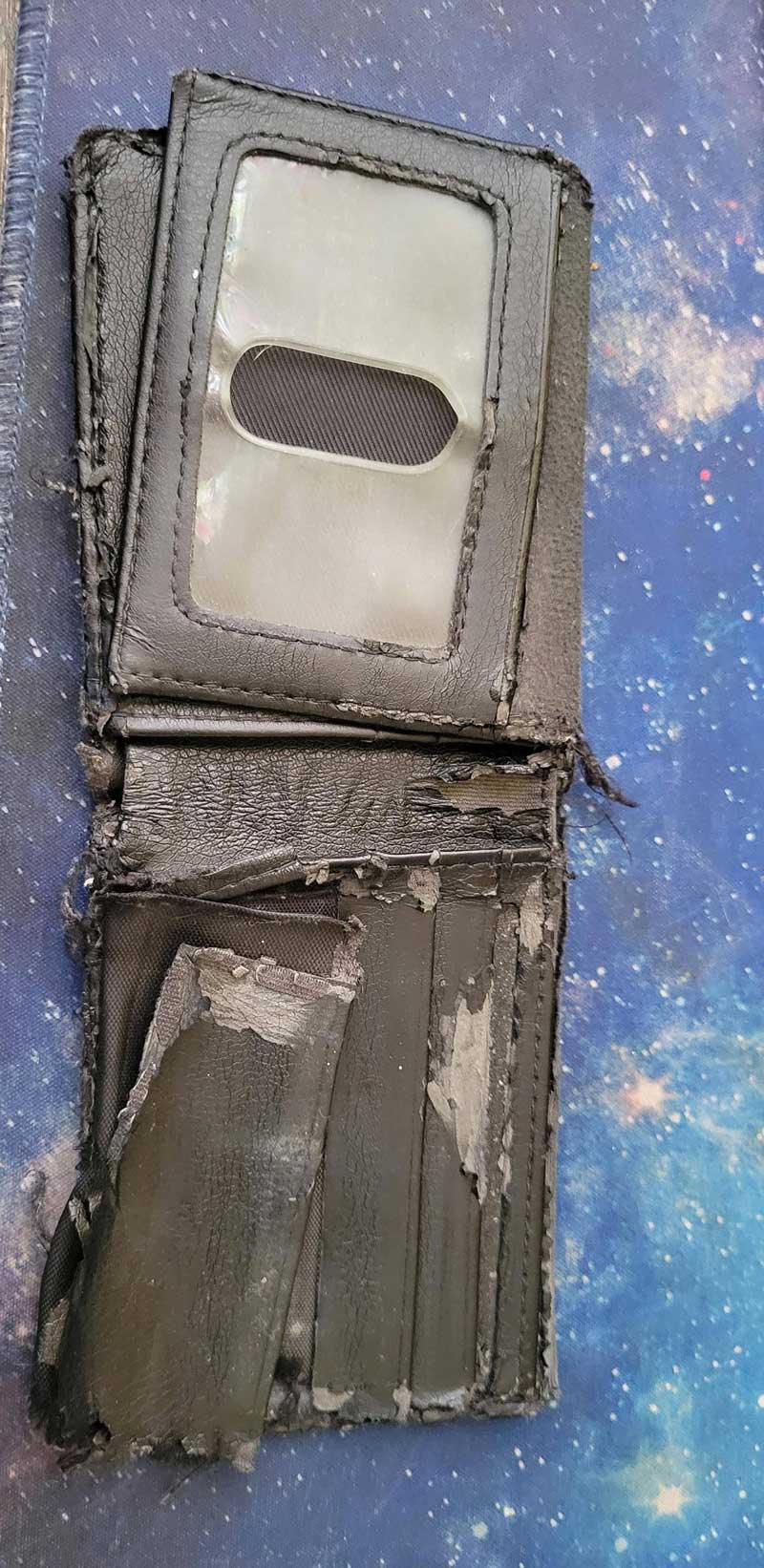 My girlfriend said I need a new wallet, I really don't see why. My old works just fine