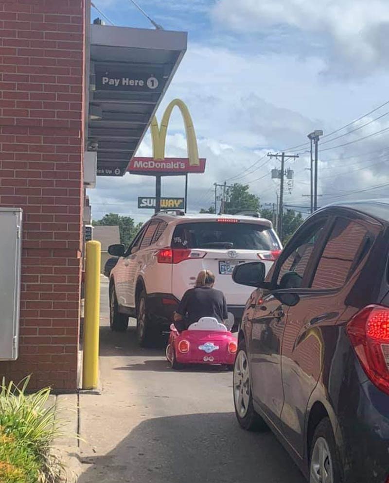 Spotted at the drive-thru