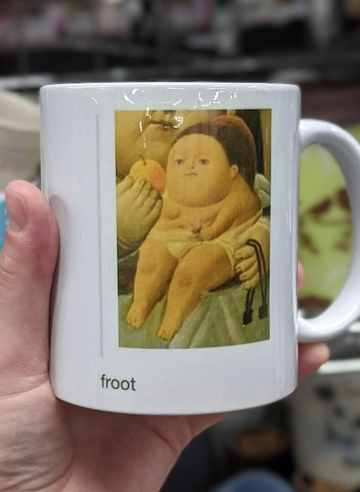 This mug I found at Goodwill