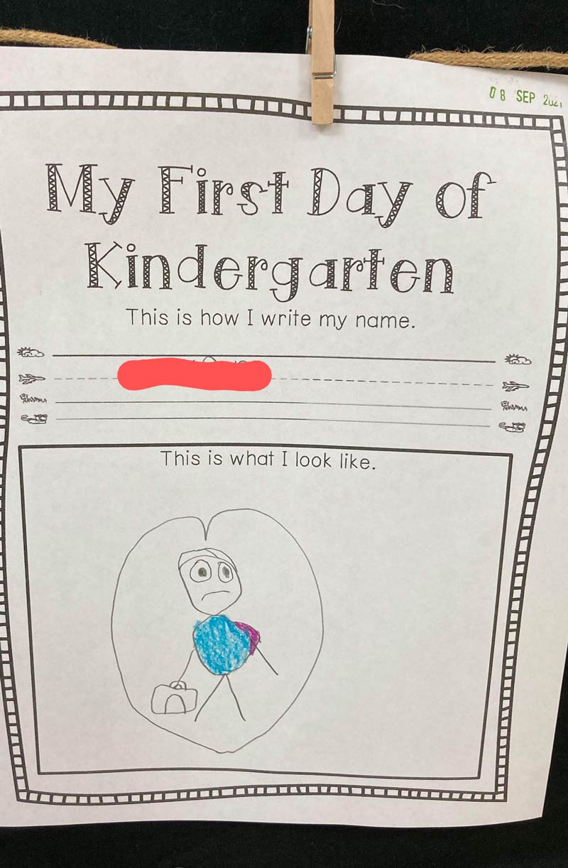 Kindergarten's going great
