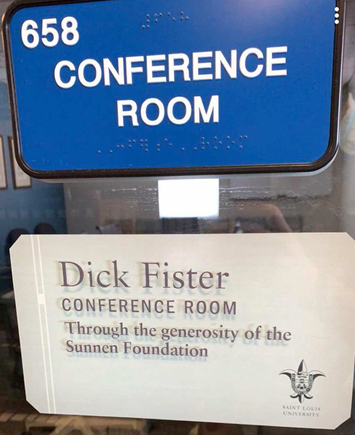 This conference room at my friend’s law school