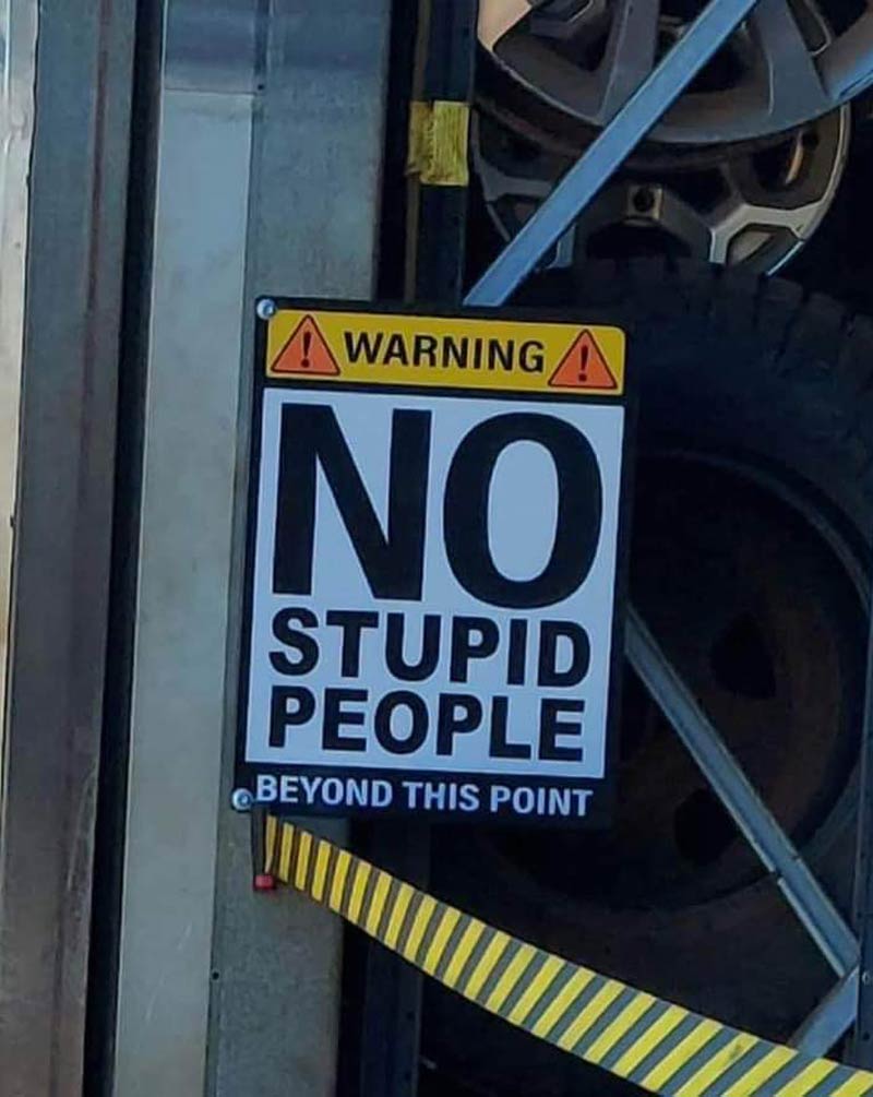 Unfortunately, stupid people are too stupid to know they’re stupid