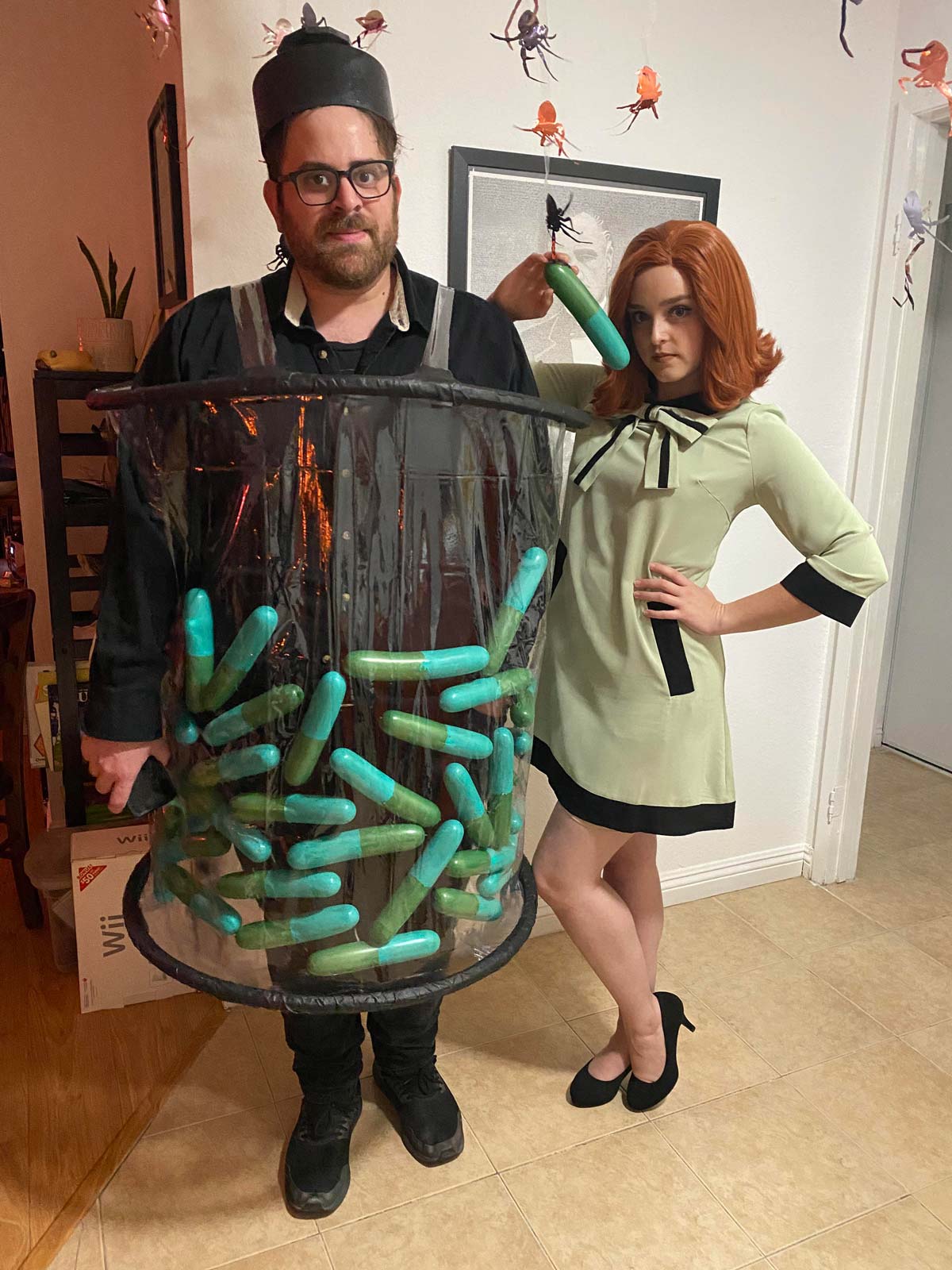 Girlfriend wanted to do a couples costume from the Queen’s Gambit