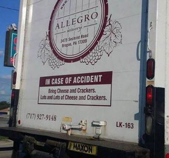 This winery truck