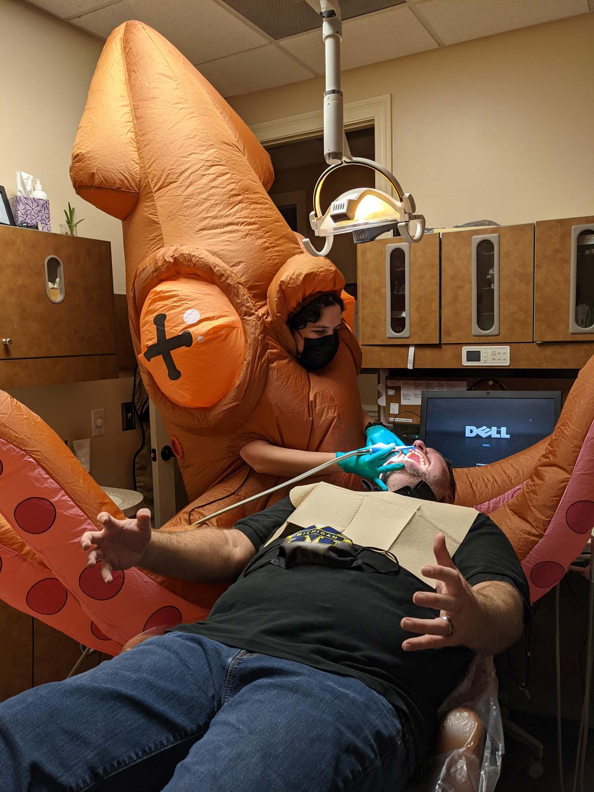 Just a normal day at the dentist