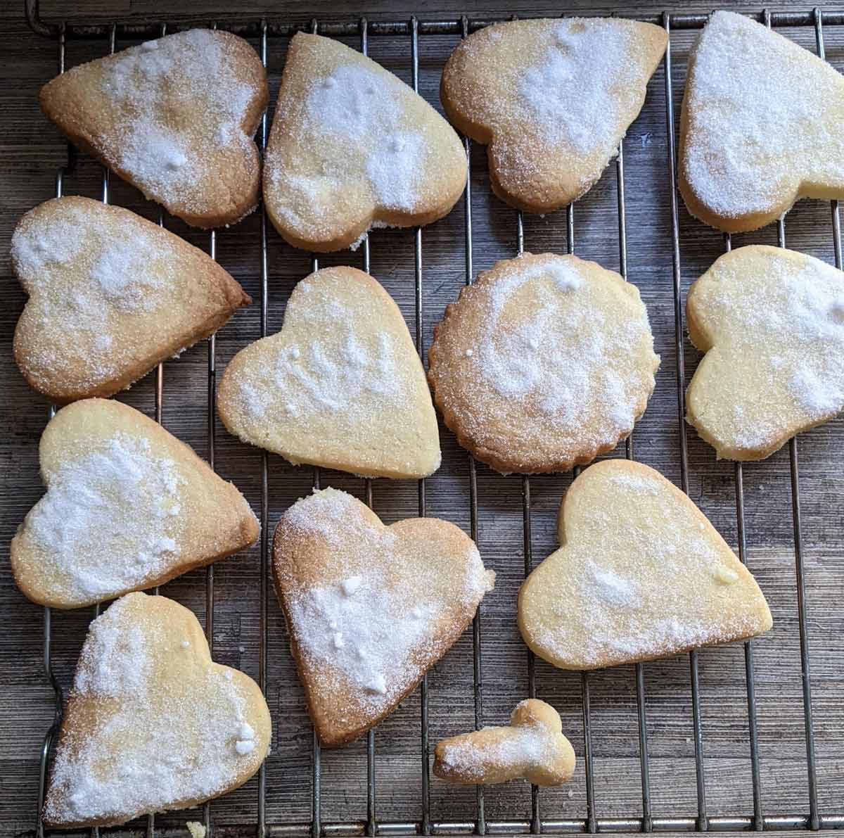 My Wife made me some shortbread, aah love hearts...