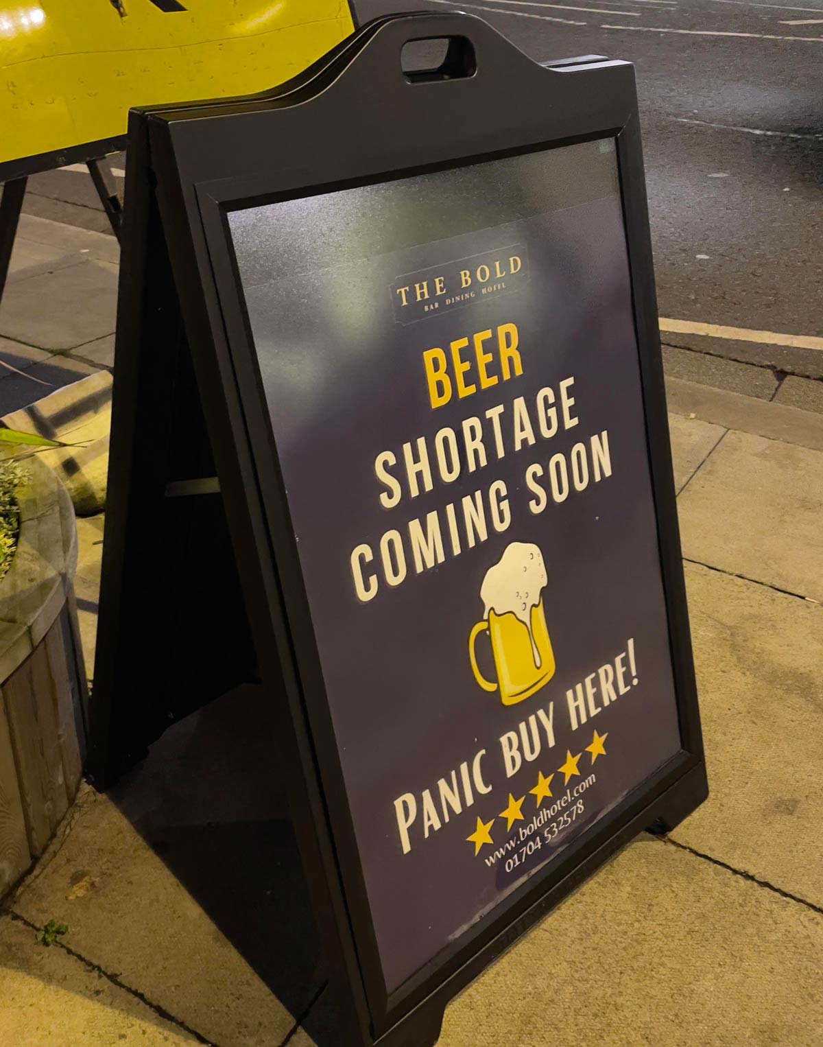 Beer shortage coming soon!