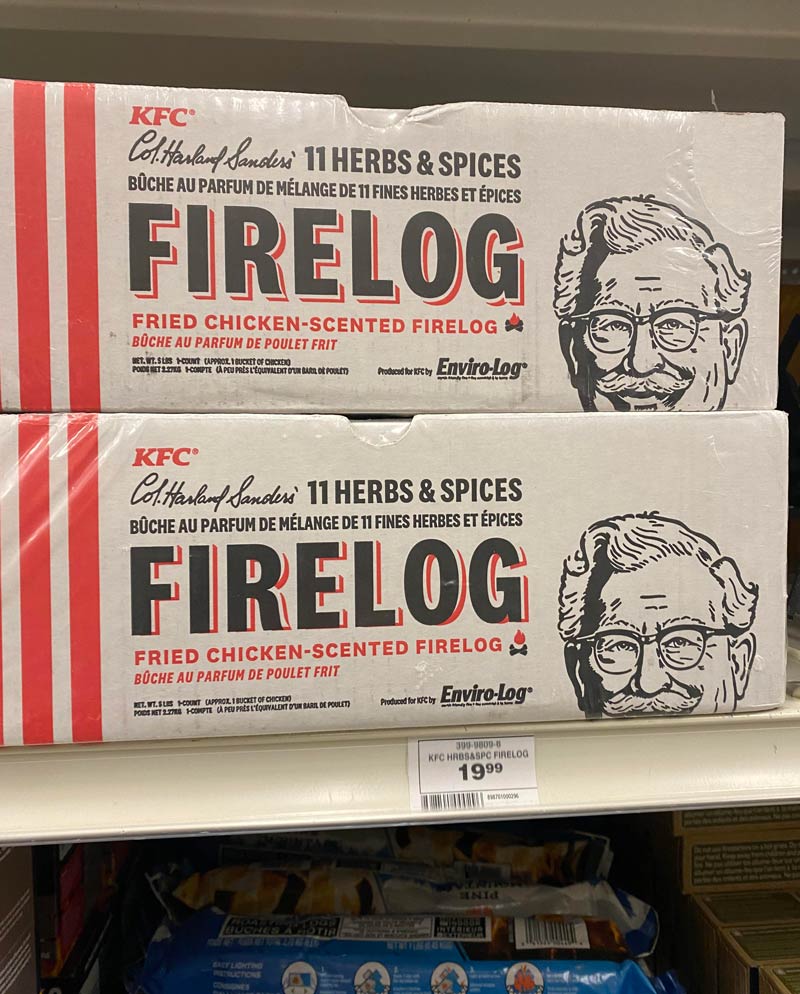 Spice up your bonfire with the colonel