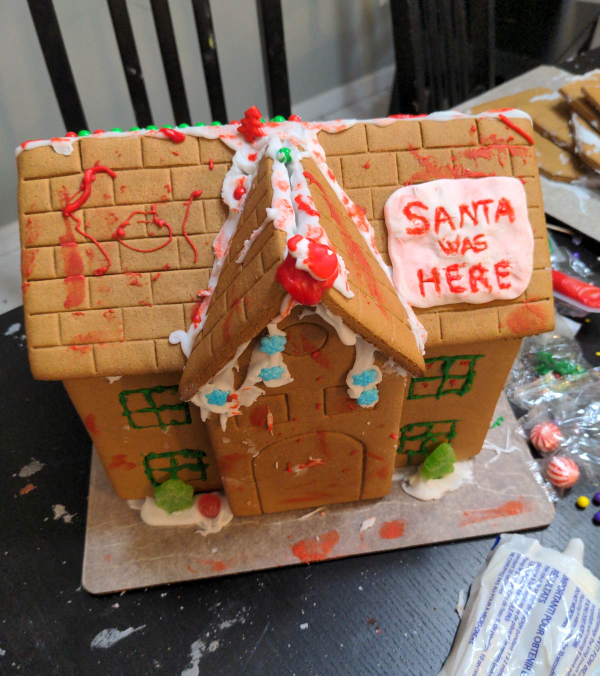 Should I be worried about my son's gingerbread house
