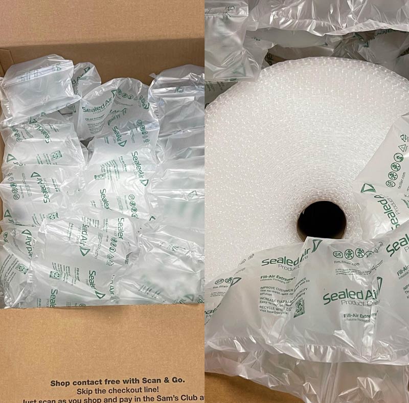 My co-worker ordered Bubble Wrap online & this is how it was shipped..