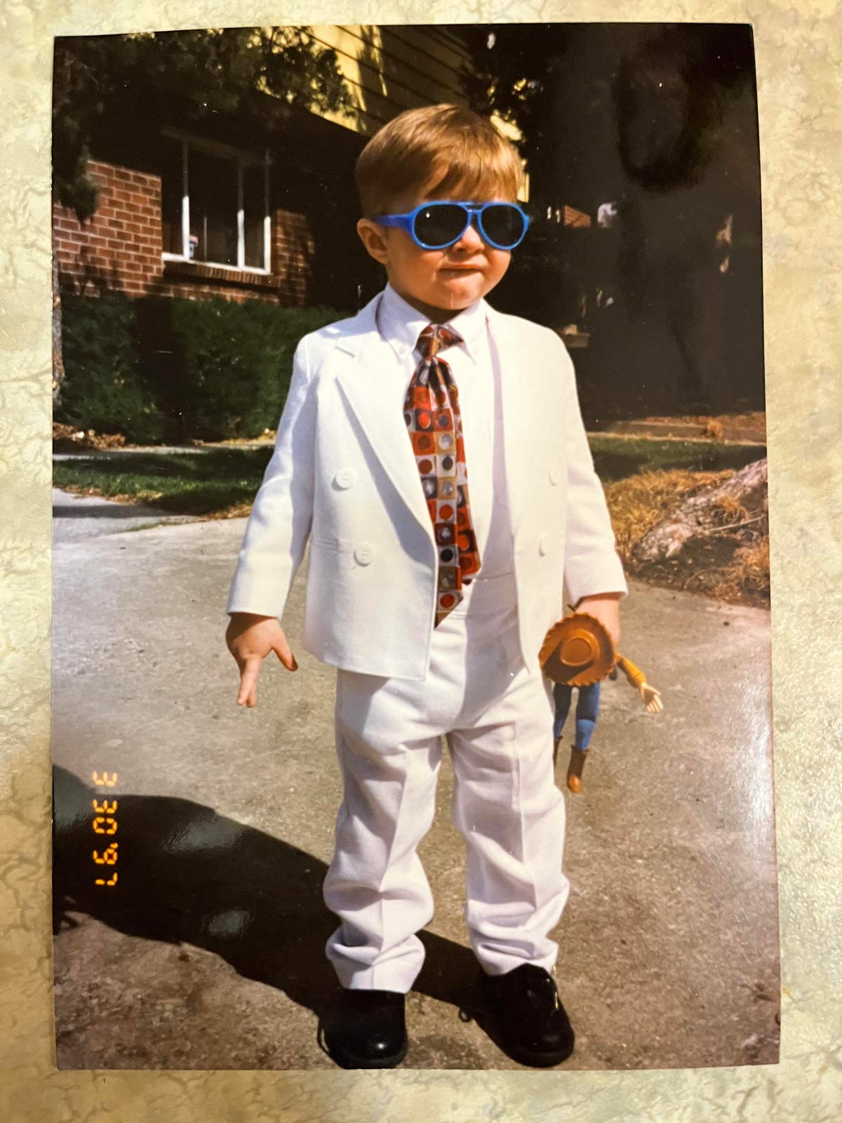 My mom knew how to dress me. 1997