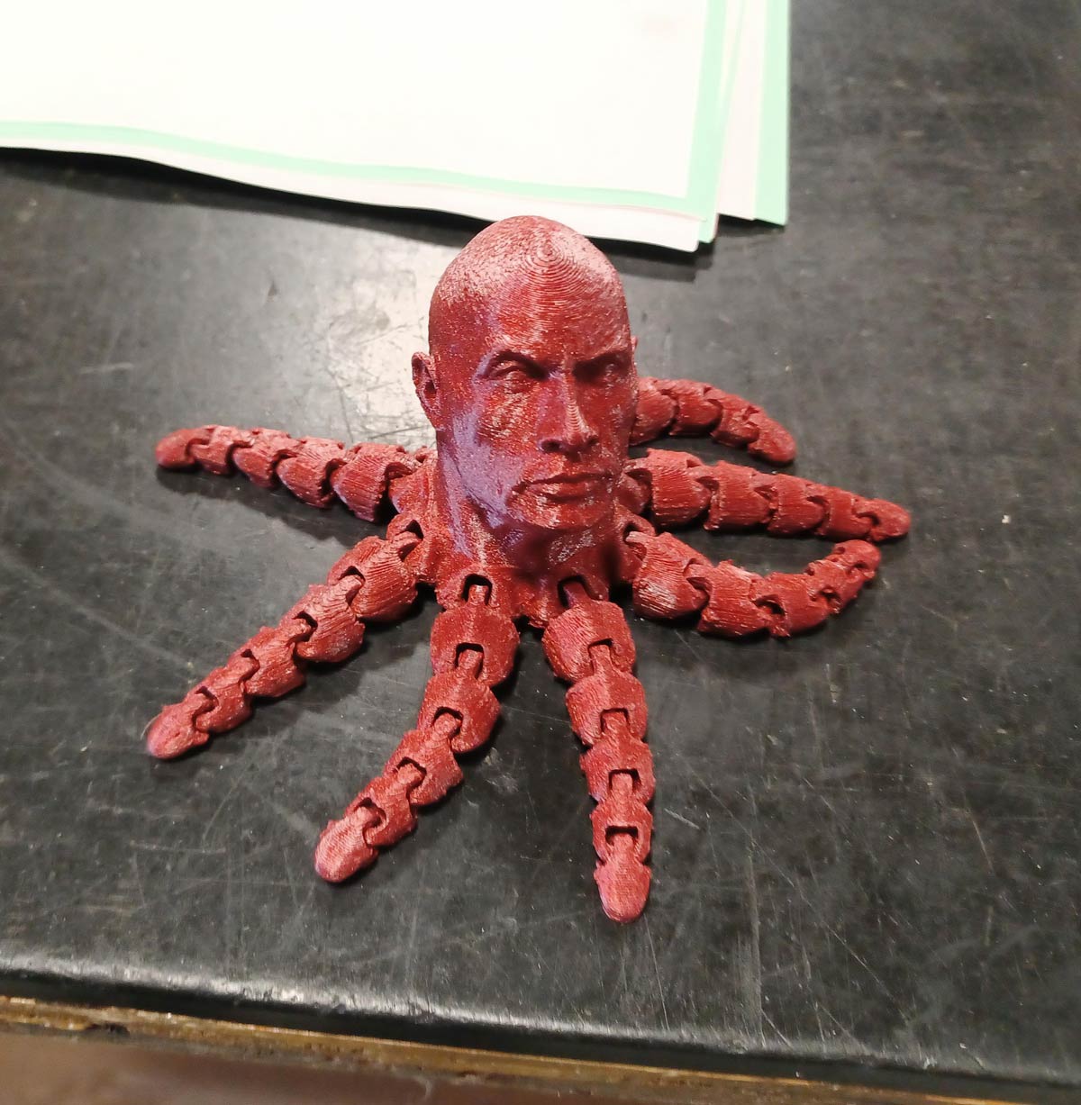 A buddy at work 3D printed The Rocktopus