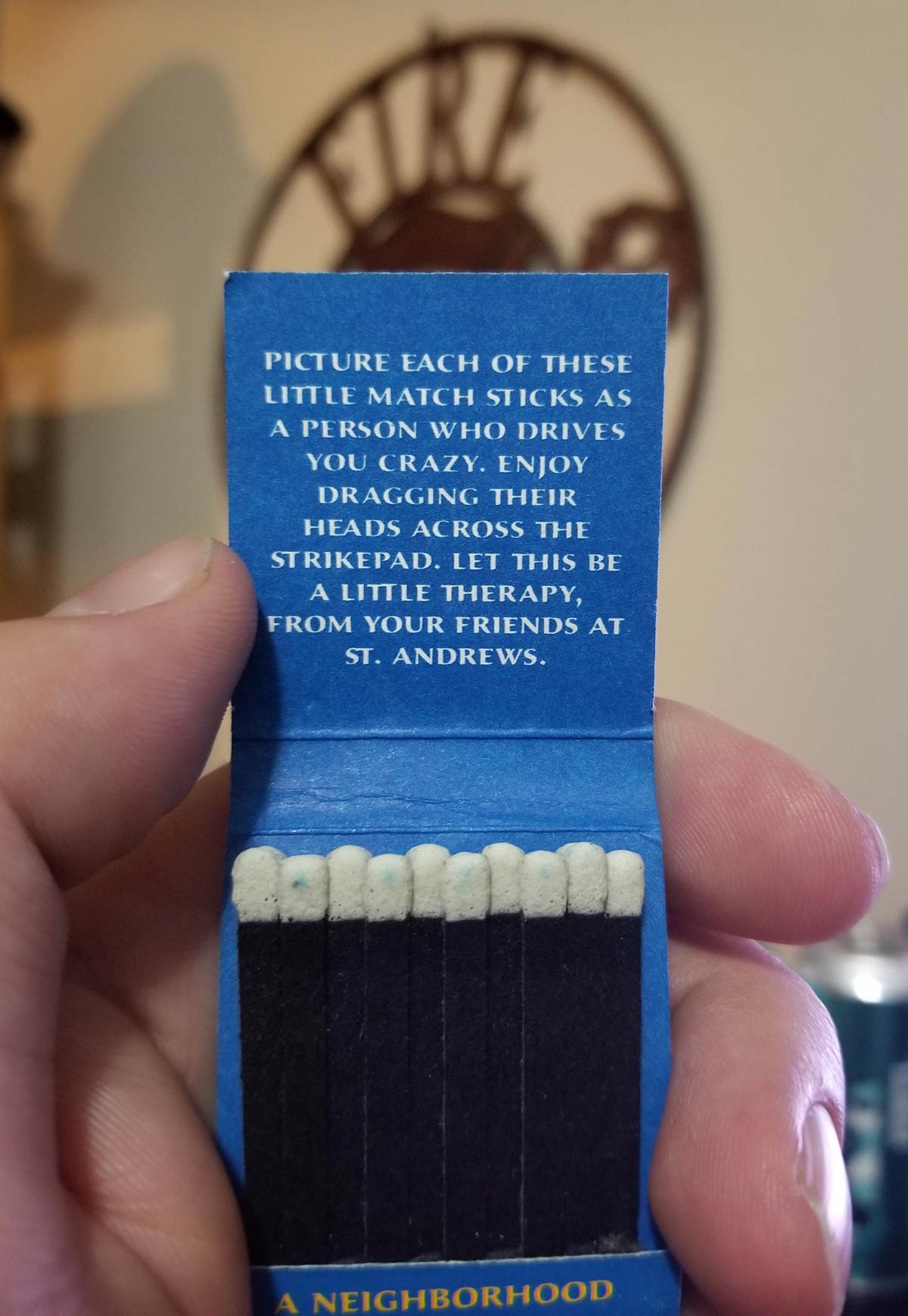 This matchbook