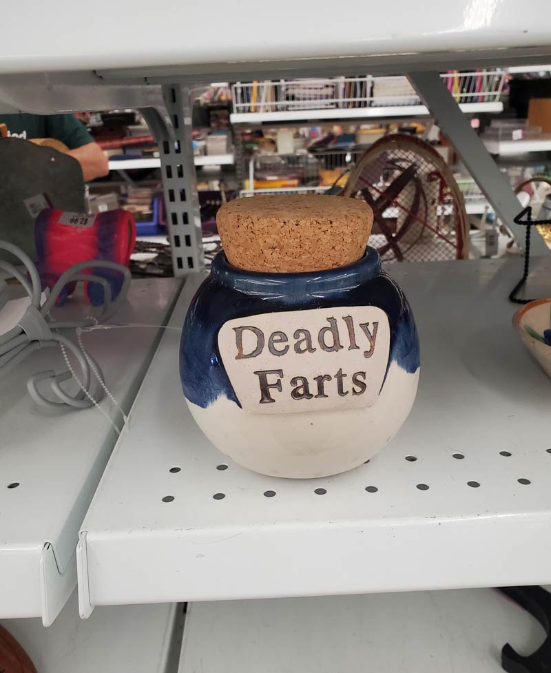 Spotted this classy pottery at a thrift store