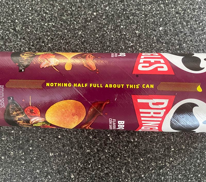 Pringles throwing shade at other chip brands
