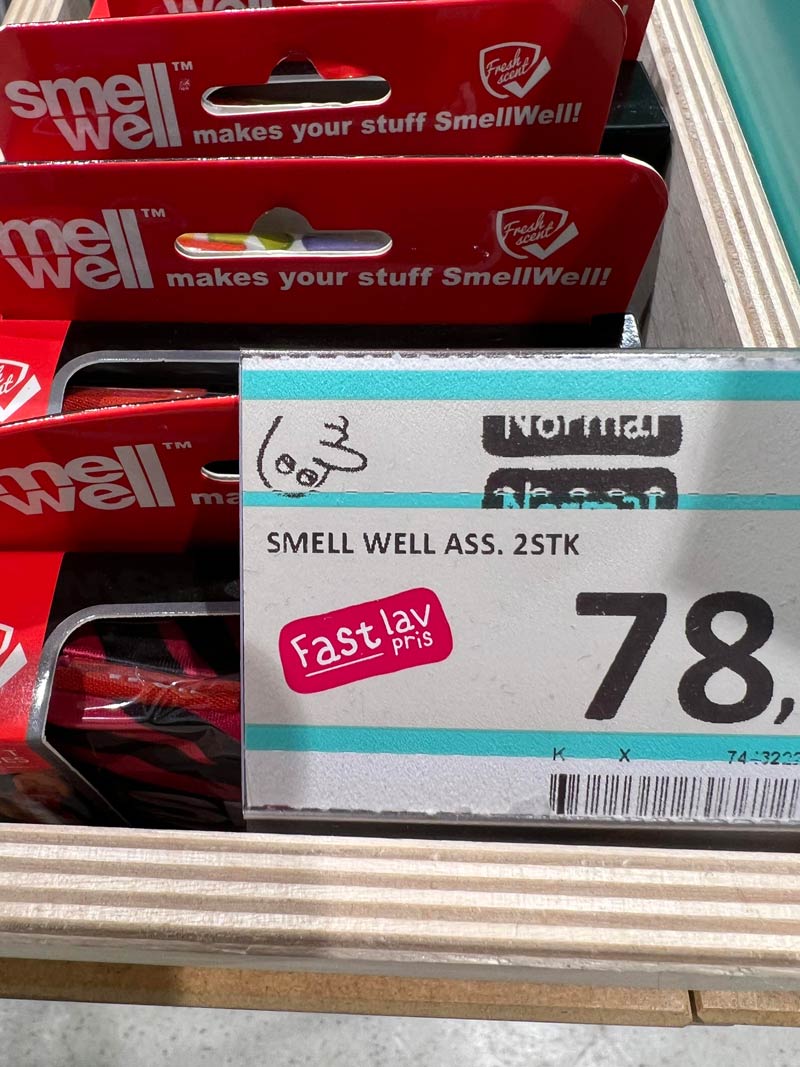 For all the non well-smelling ones