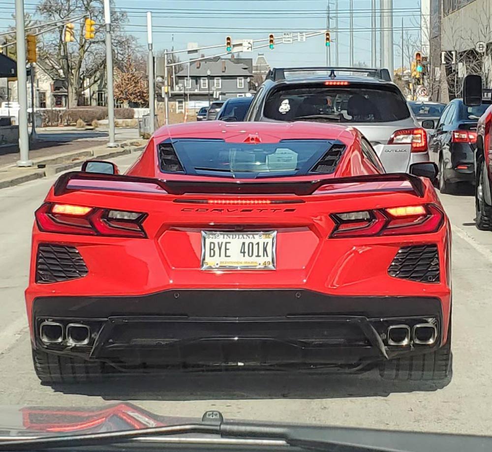 Clever license plate