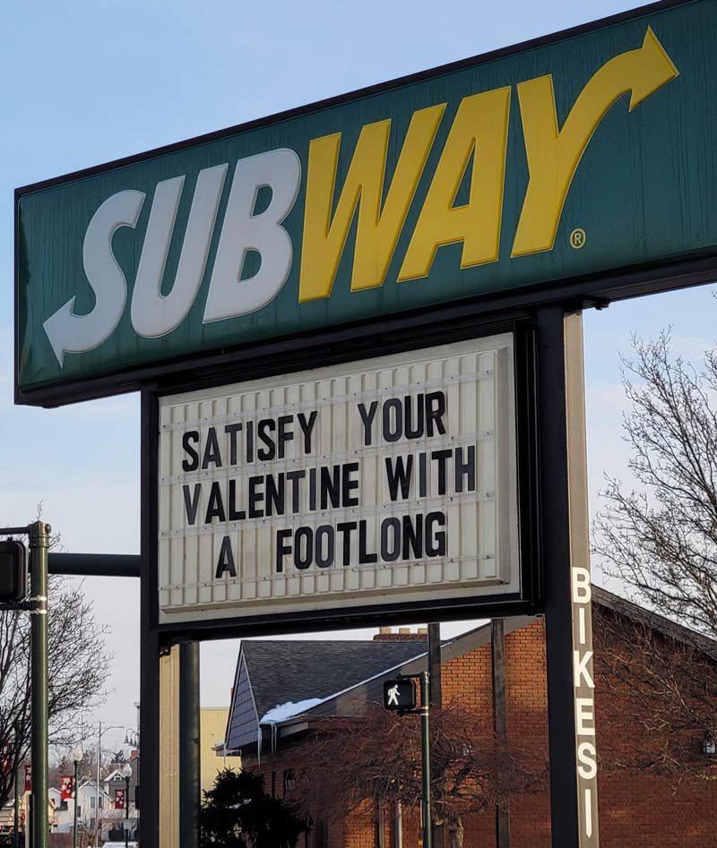 Local Subway sign