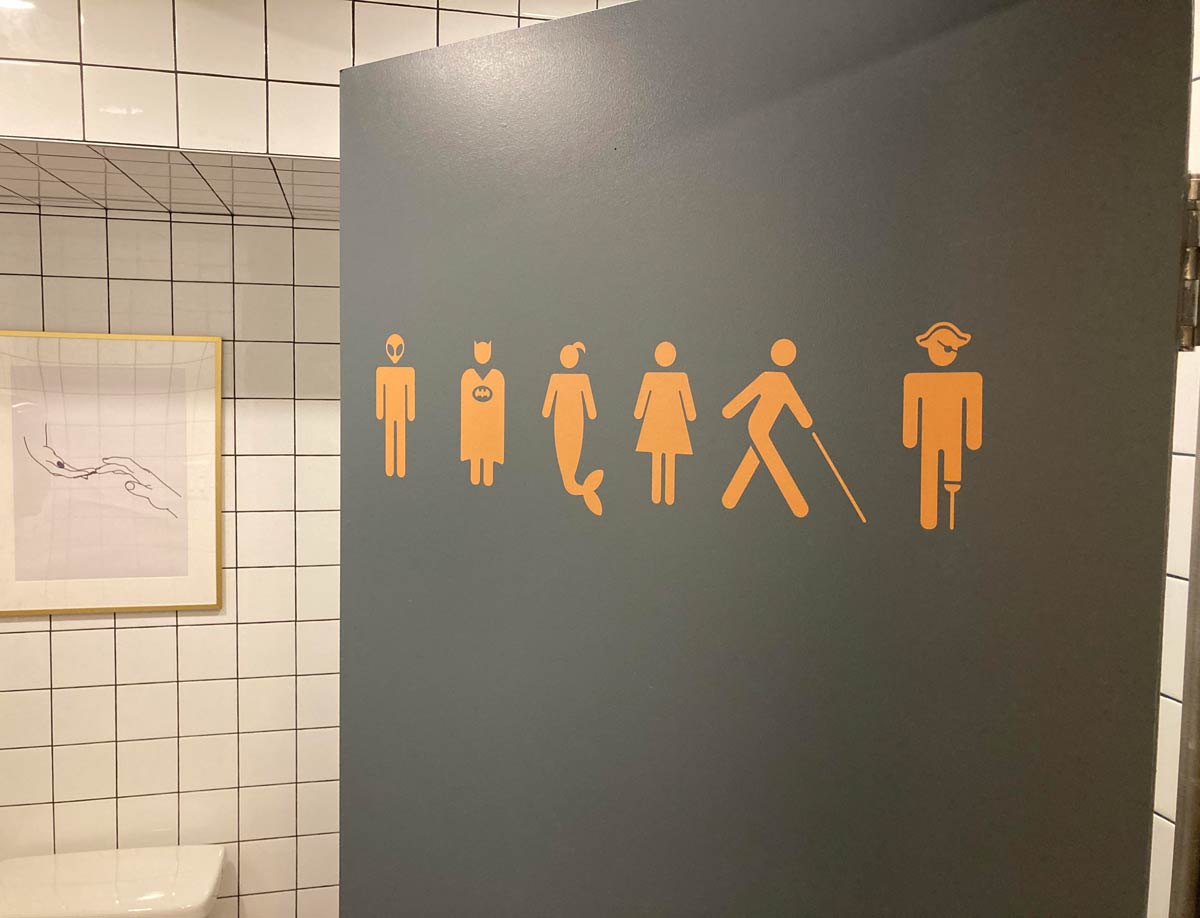This bathroom sign in Montreal