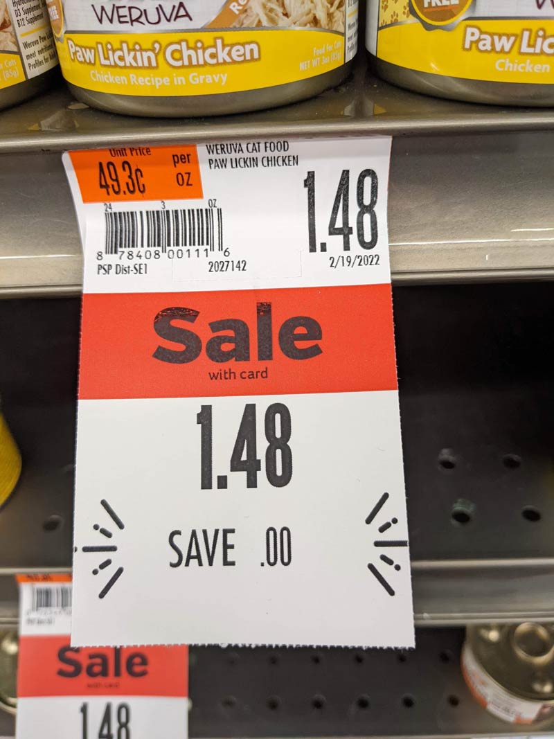 I think we have different definitions of “sale”