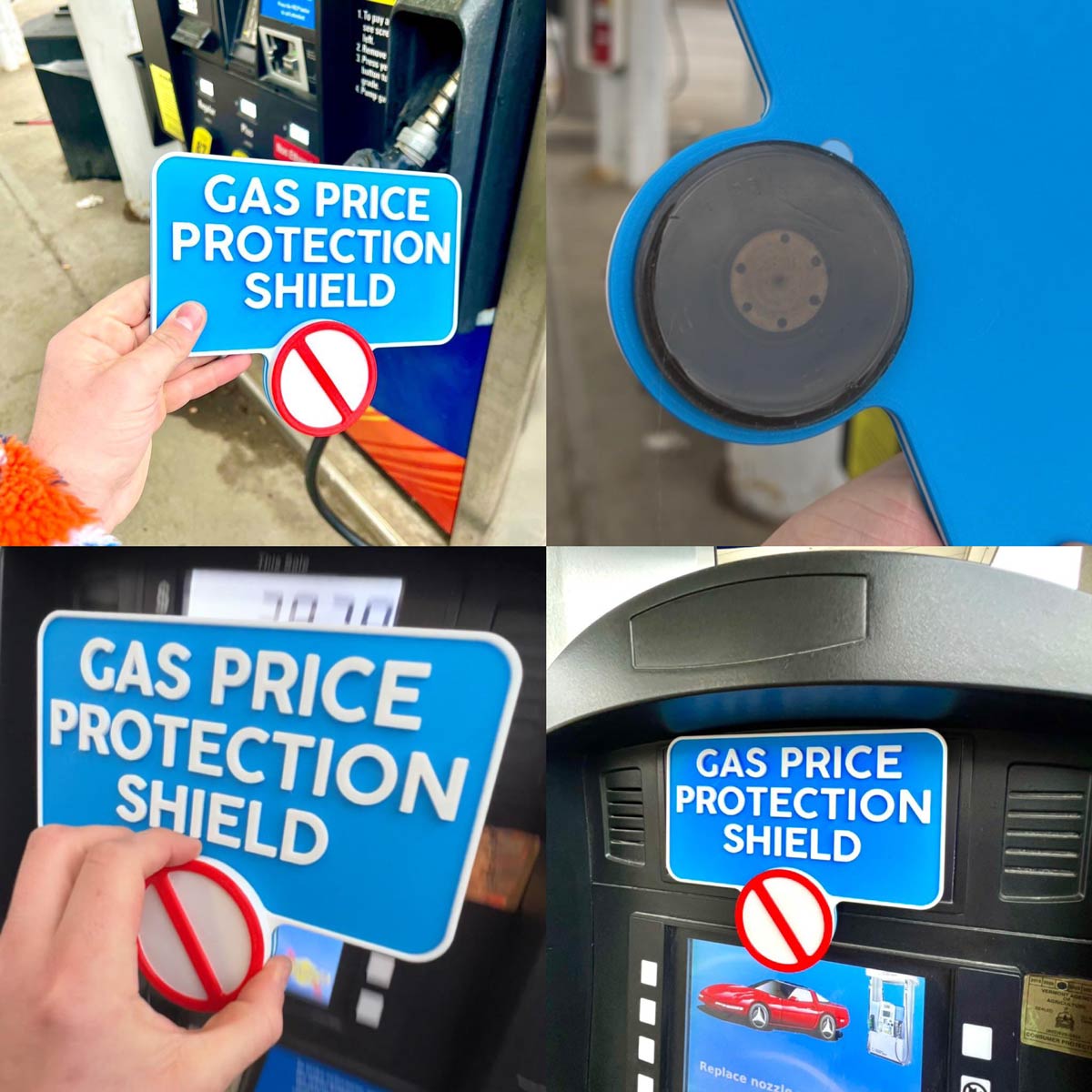 I invented the Gas 'Price Protection Shield' to help ease the pain at the pump these days