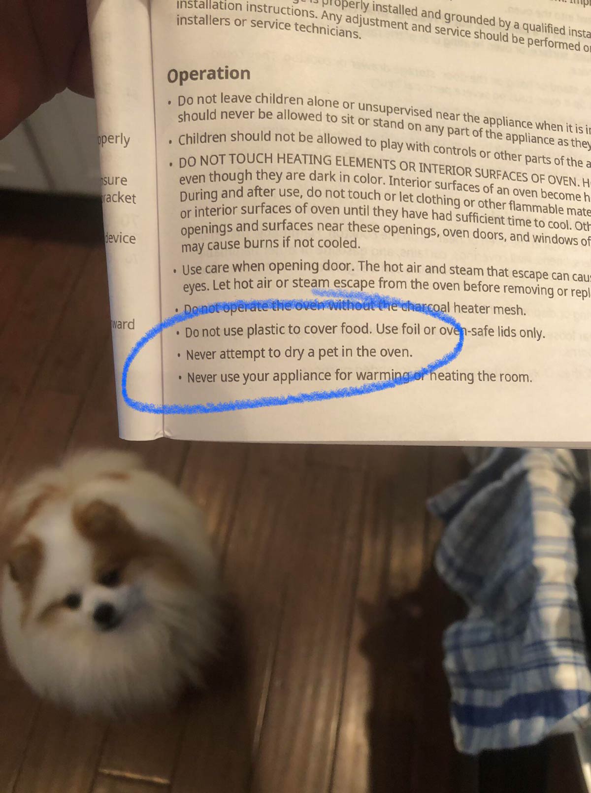 New stove, good thing I read instructions