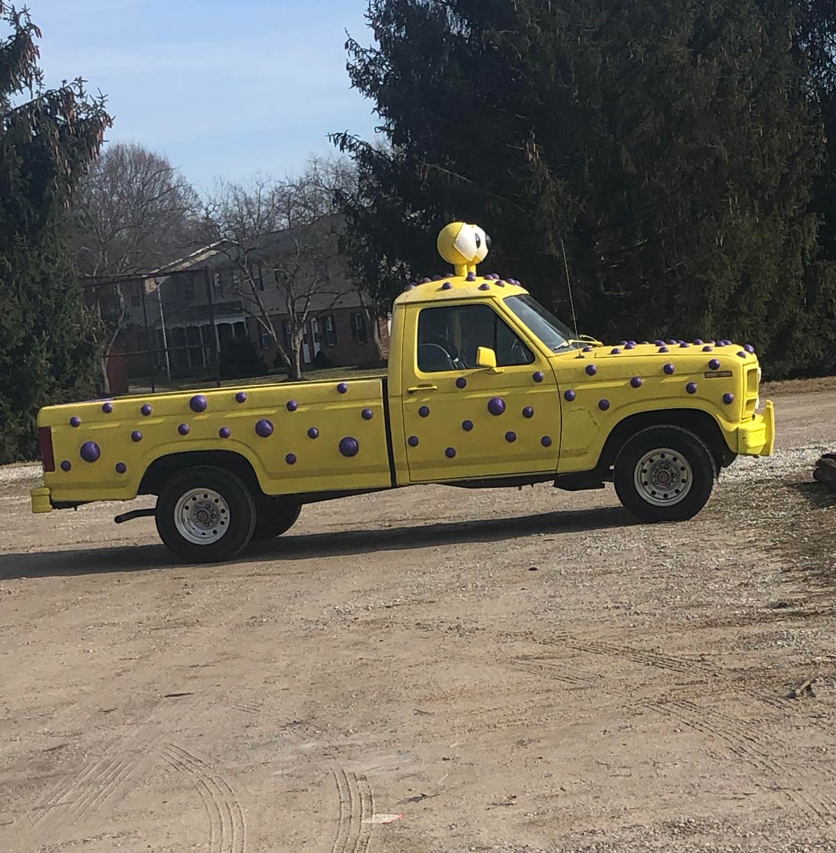 SpongeBob truck in the wild