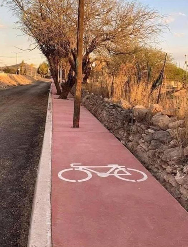 This cycle path
