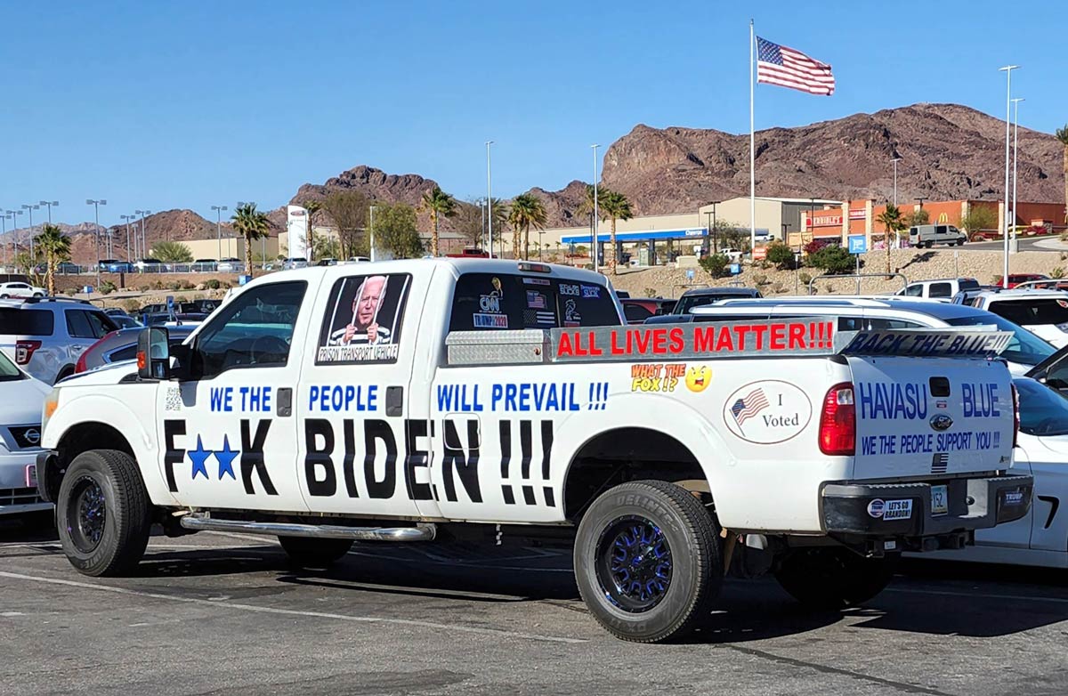 Guess this guy doesn't like Biden