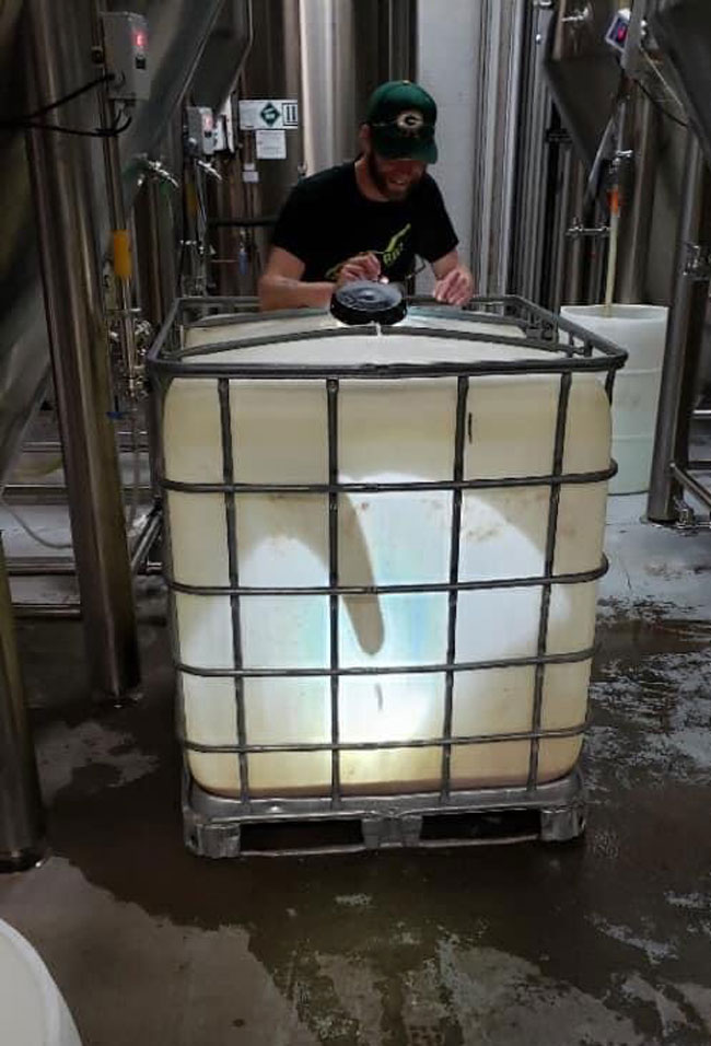 I was doing some work on a fermenter and was wondering why my coworkers were laughing at me