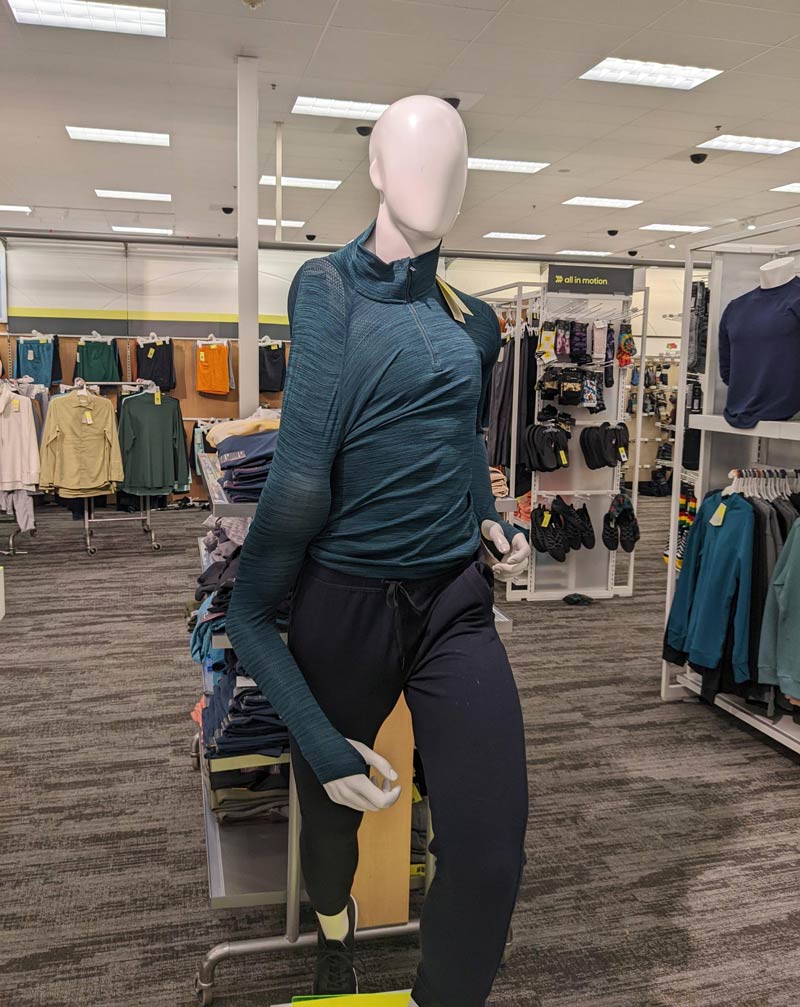 Nice to see target using alternative mannequins