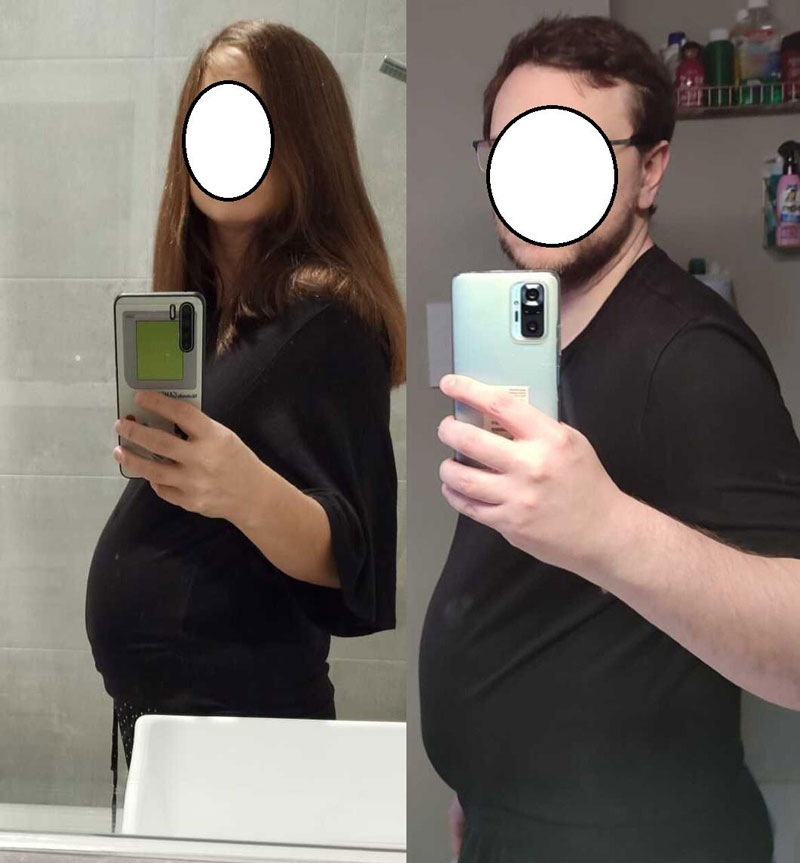My sister sent me a pregnancy update, I took it as a challenge