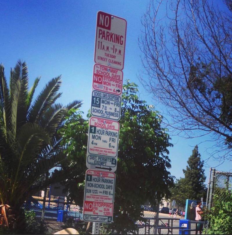 This street sign in Santa Monica