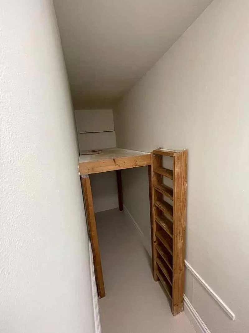 Found this on San Francisco apartments craigslist. "The apartment includes a second bonus bedroom with a built-in platform bed that would be great for guests, as a den or a work-from-home office."