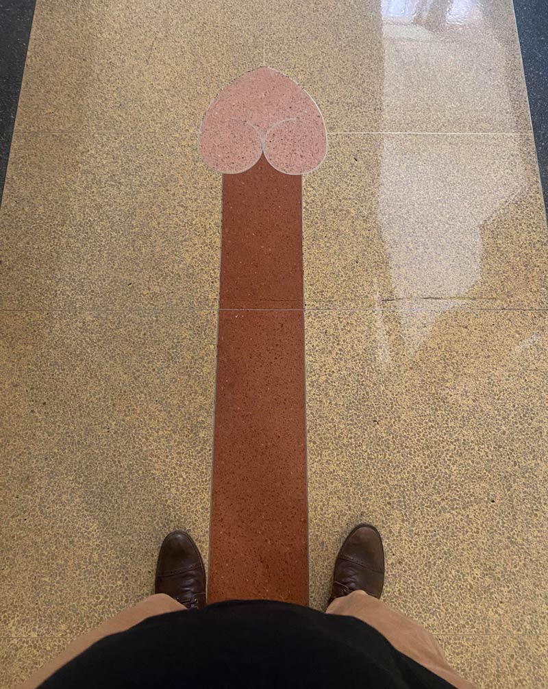The Texas capital has...interesting flooring