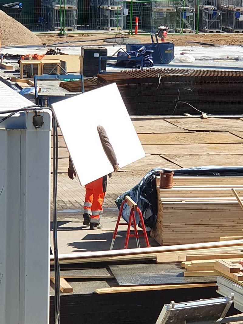 Spotted a construction worker glitching today