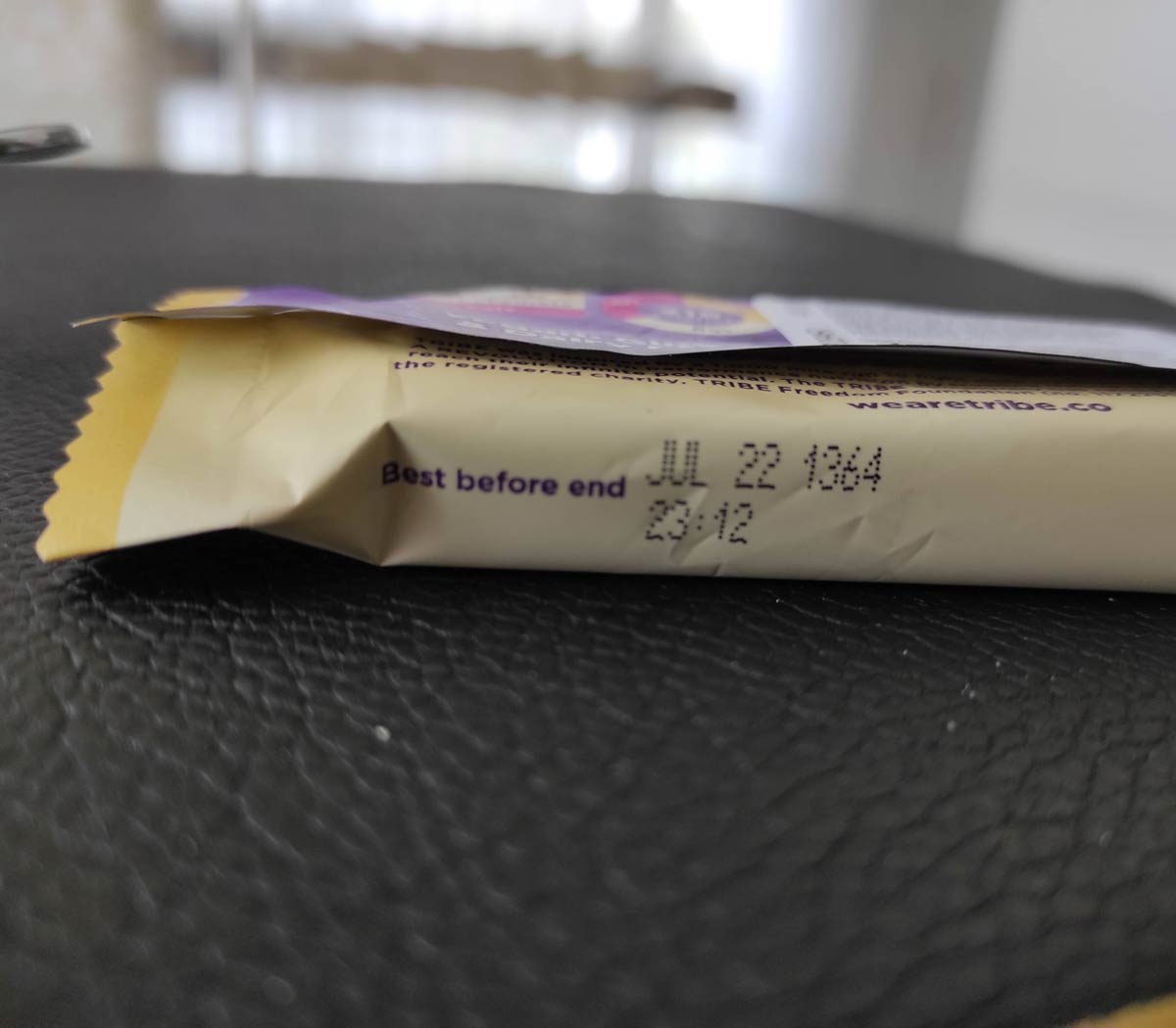 My protein bar expired in medieval times