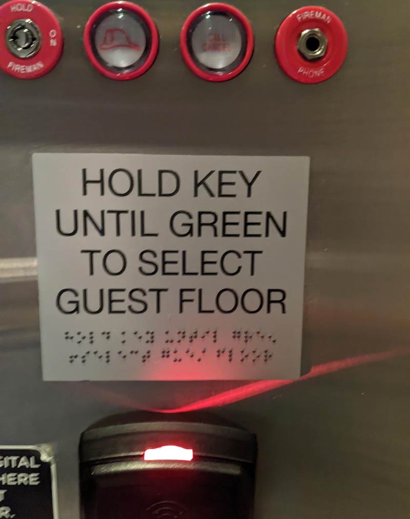good thing they added braille