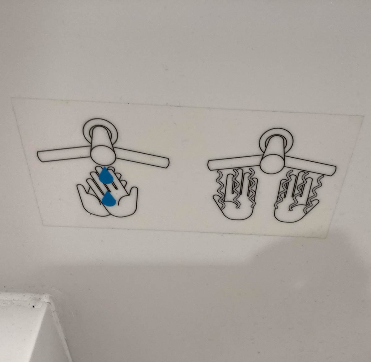 Wash hands, receive spaghetti