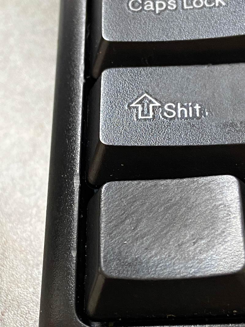 My Shift key is now a Shit key