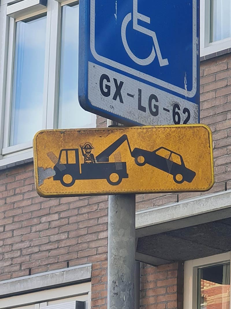 Traffic sign in the Netherlands