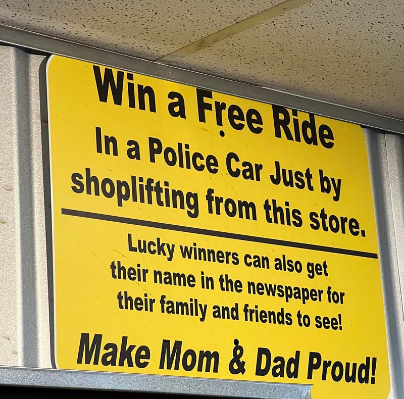 Saw this at a gas station