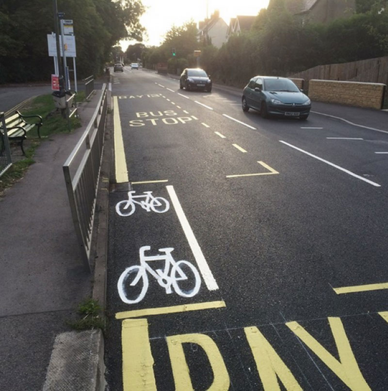 This bike lane