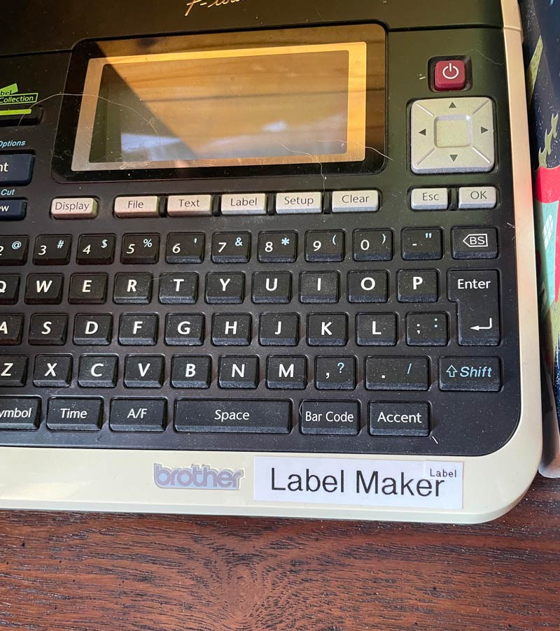 Found this on my dad's label maker