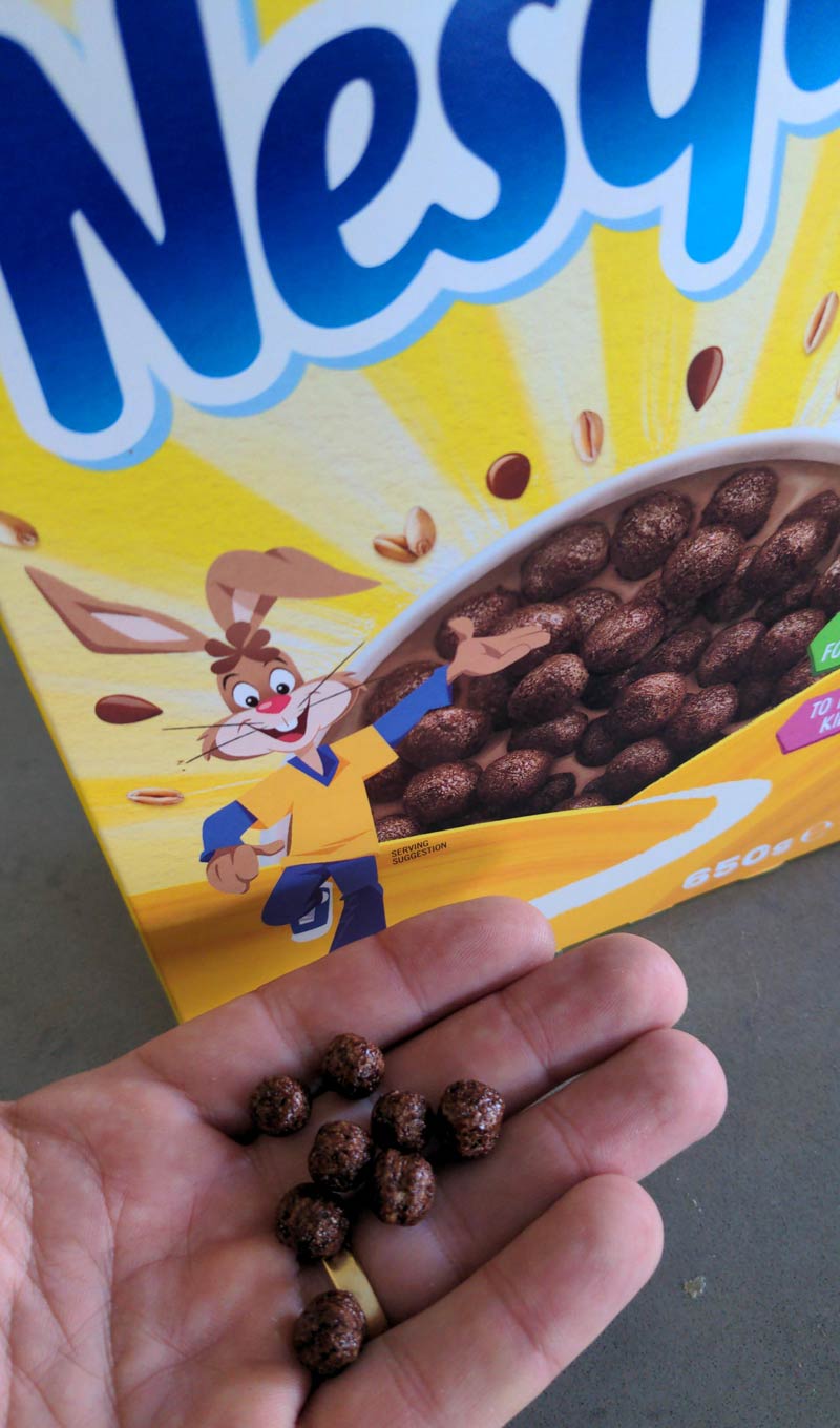 The rabbit is not a good mascot for this cereal