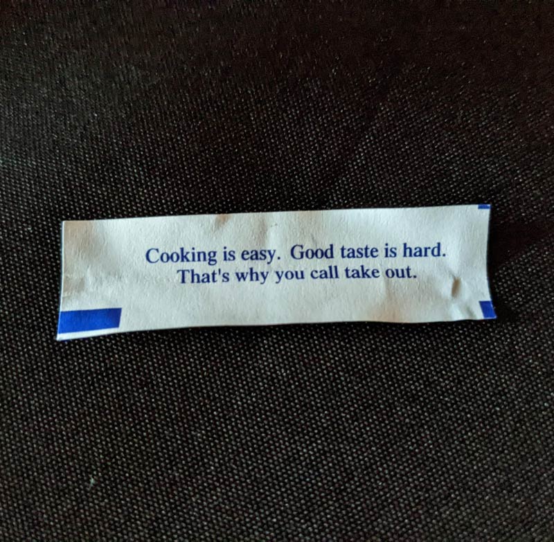 Local Chinese restaurant throwing shade